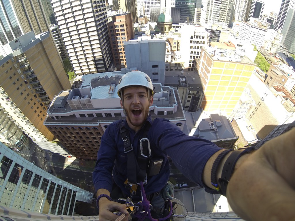 A happy climber