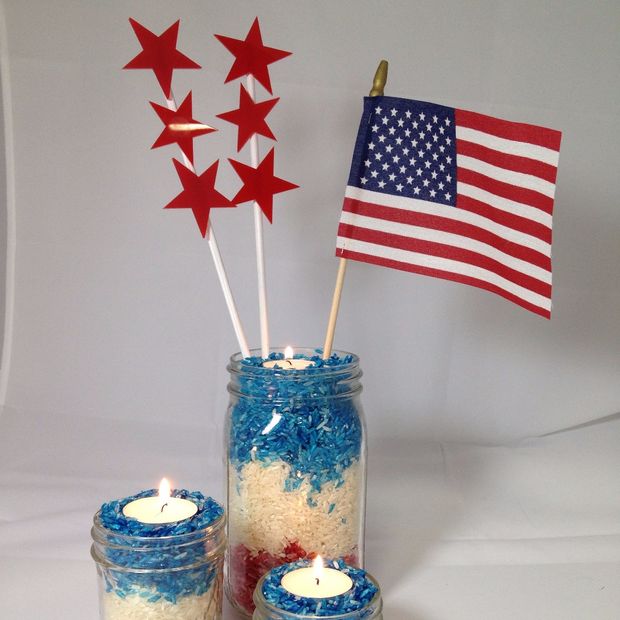 Patriotic Table Decoration