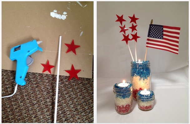 Patriotic Table Decoration