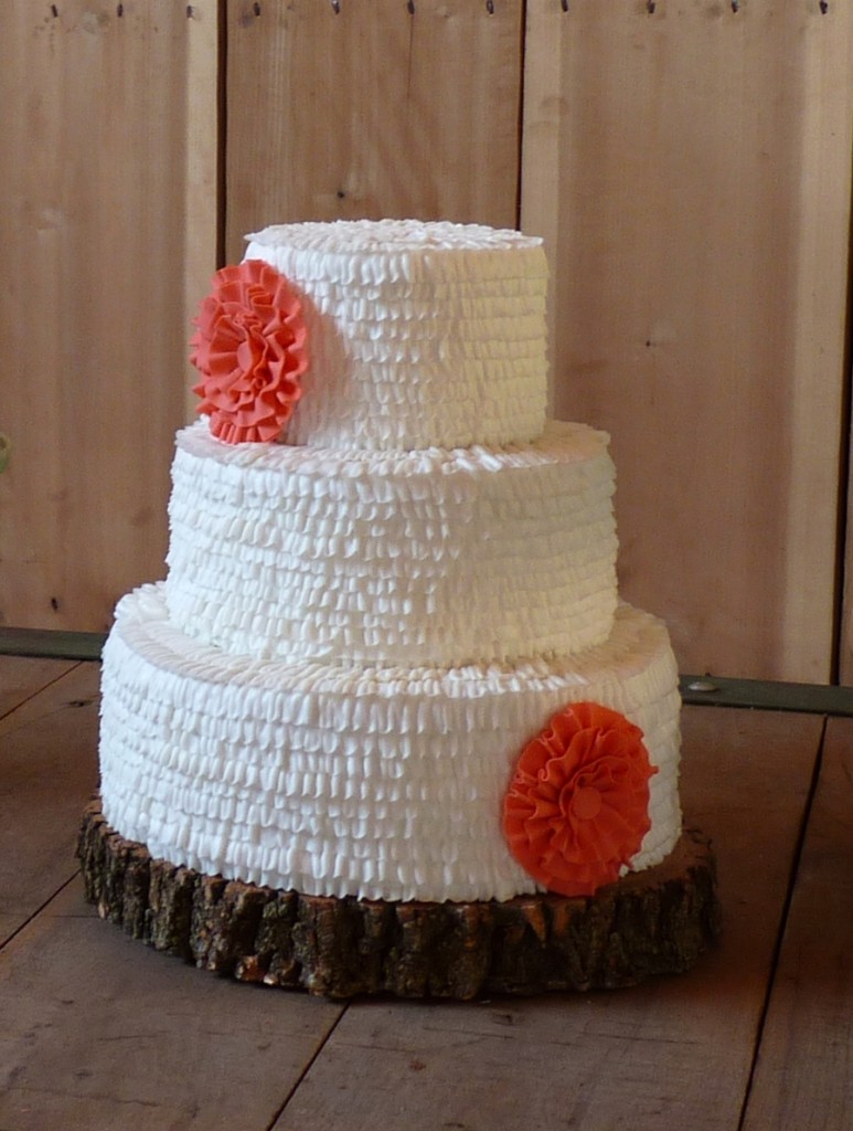 Buttercream Ruffle Brides Cake