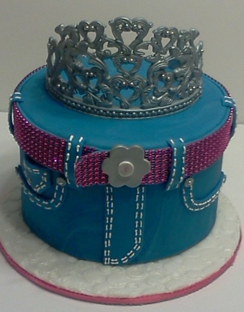 Denim Birthday With Handmade Tiara