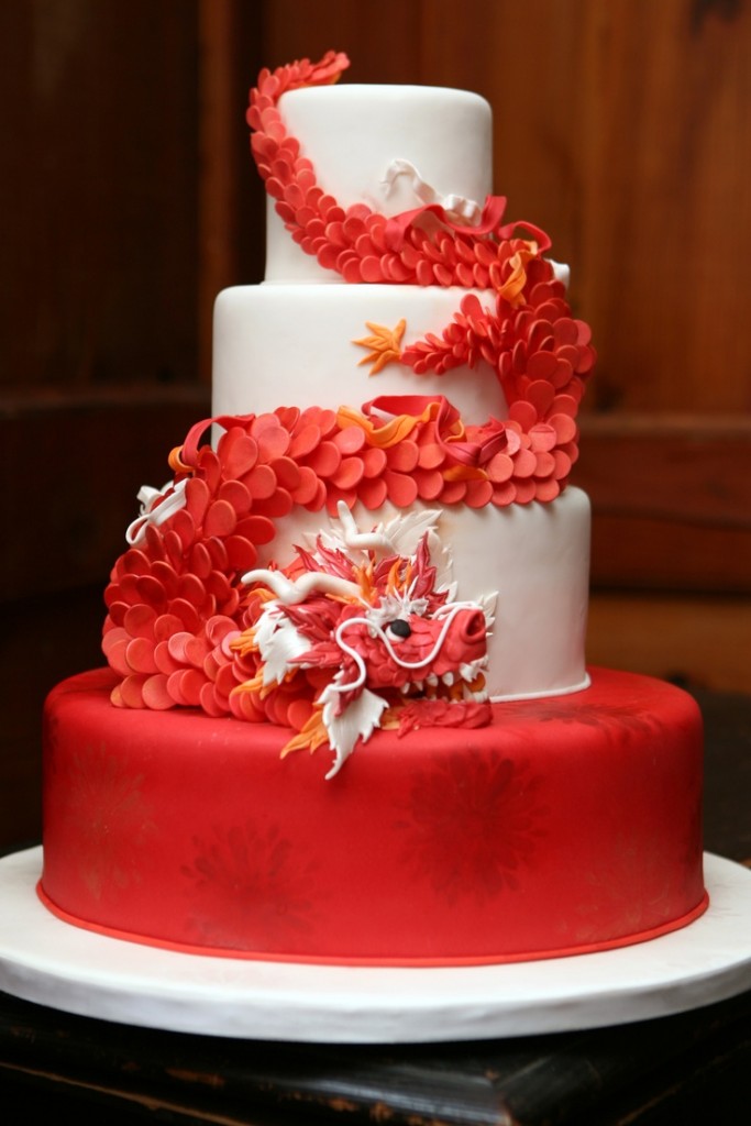 Lucky Dragon Wedding Cake
