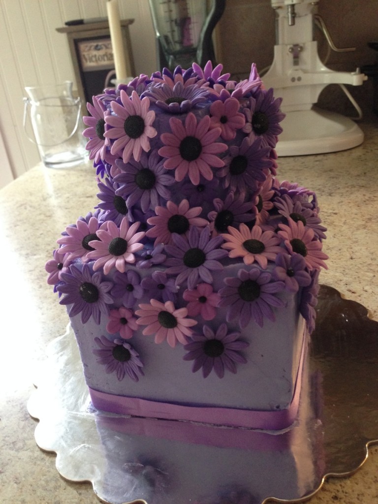 Purple Daisy Cake