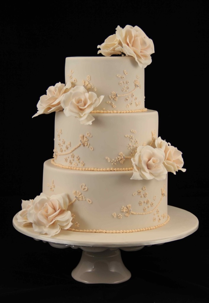 Rose Wedding Cake