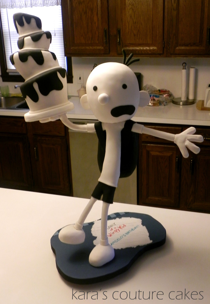 3D Gravity Defying Diary Of A Wimpy Kid Cake