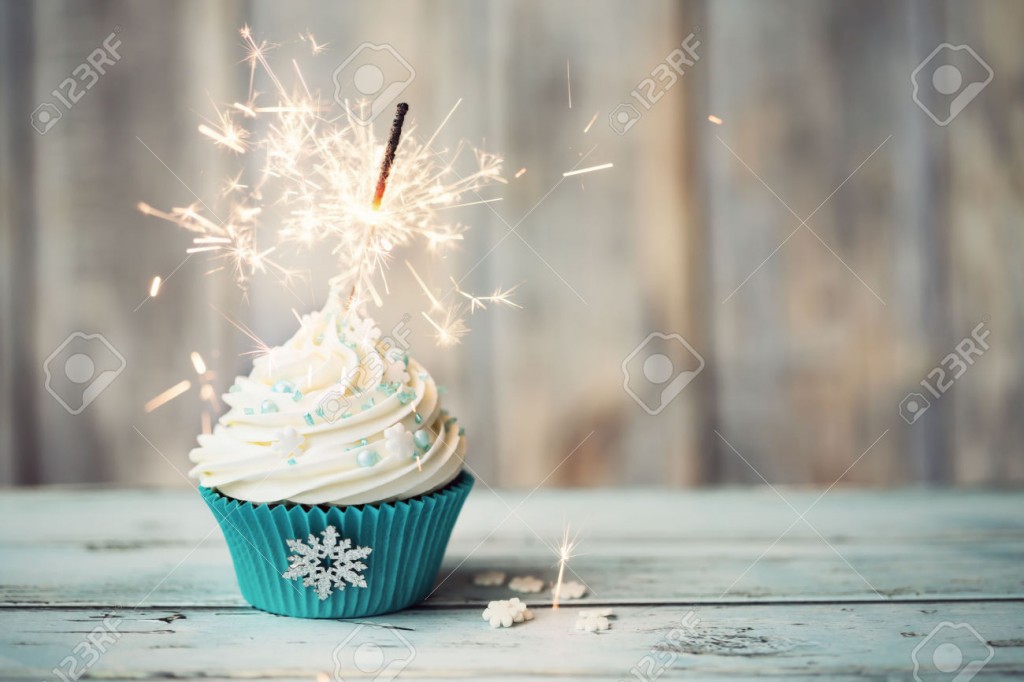 Beautiful Cupcakes with Sparklers