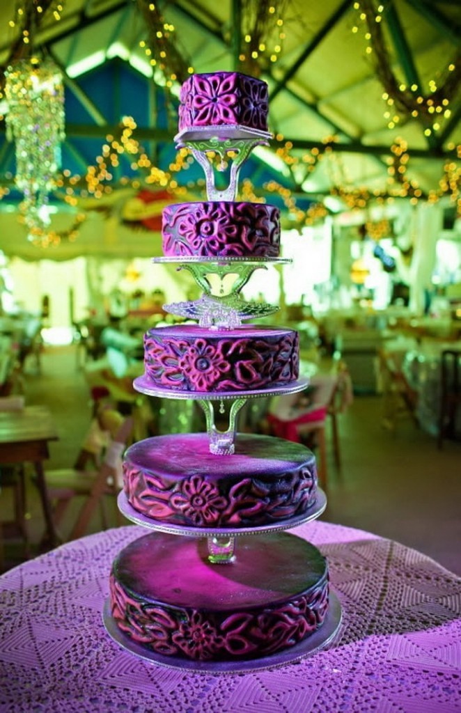Best Purple Wedding Cake