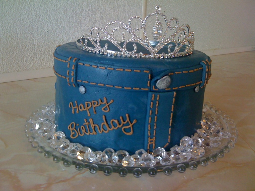 Denim Diamond Cake