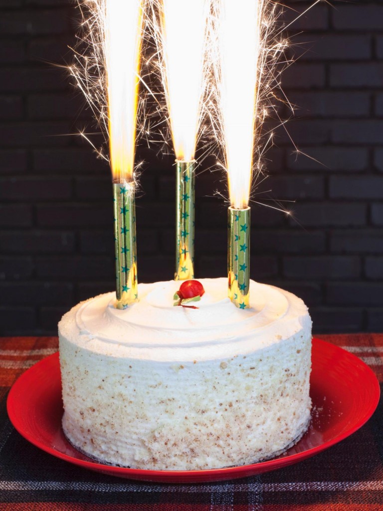 Festive Cake Sparklers