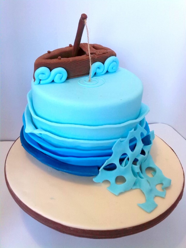 Fishing in Calm Waters Cake