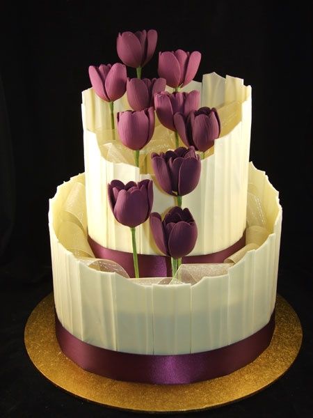 Plum Tulip Cake