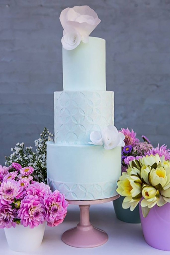 Simple Bride's Cake