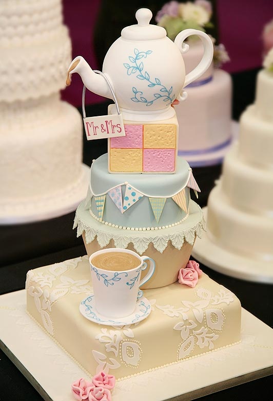 Tea Wedding Cake