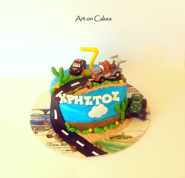 Toy Car Cake