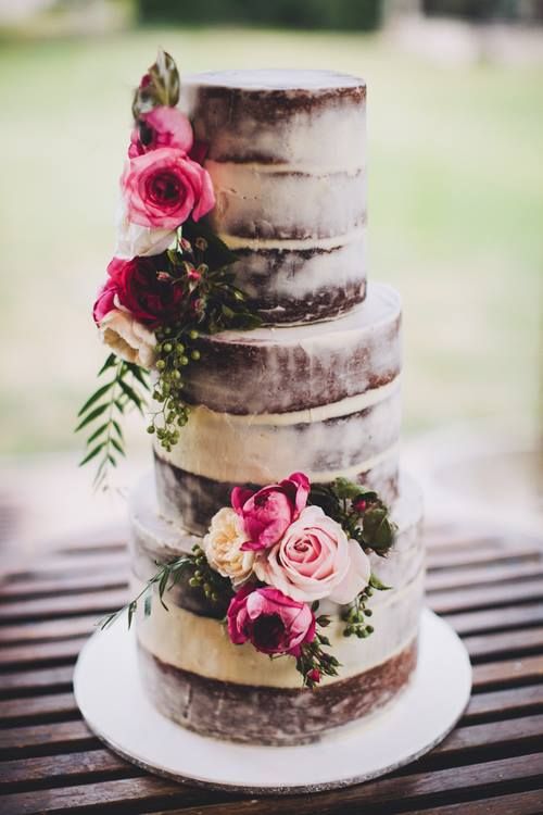 Unique Bride's Cake