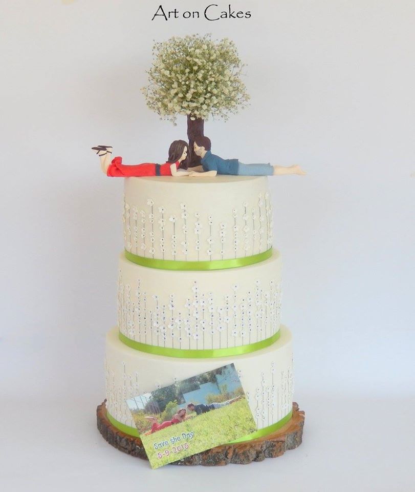 Wedding Invitation Card Cake