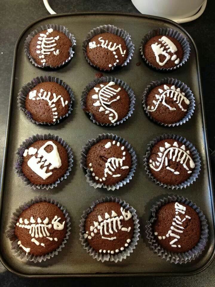 Dinosaur Relic Cupcakes