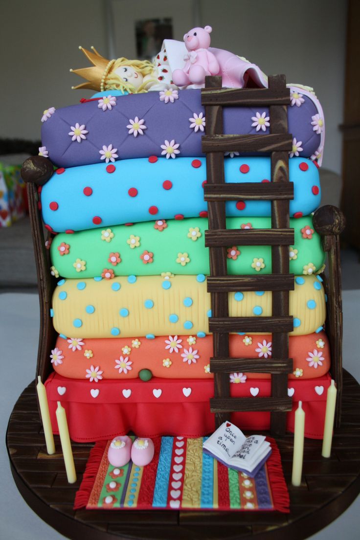 Princess and the Pea Fairy Tale Cake