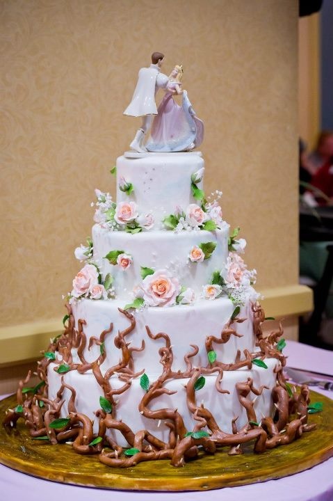 Sleeping Beauty Inspired Cake