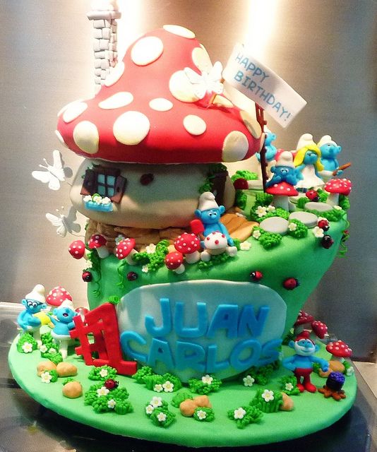 Smurf Cake