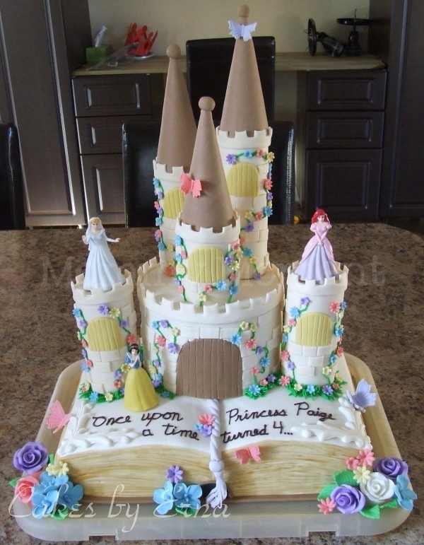 Story Book with Castle Cake