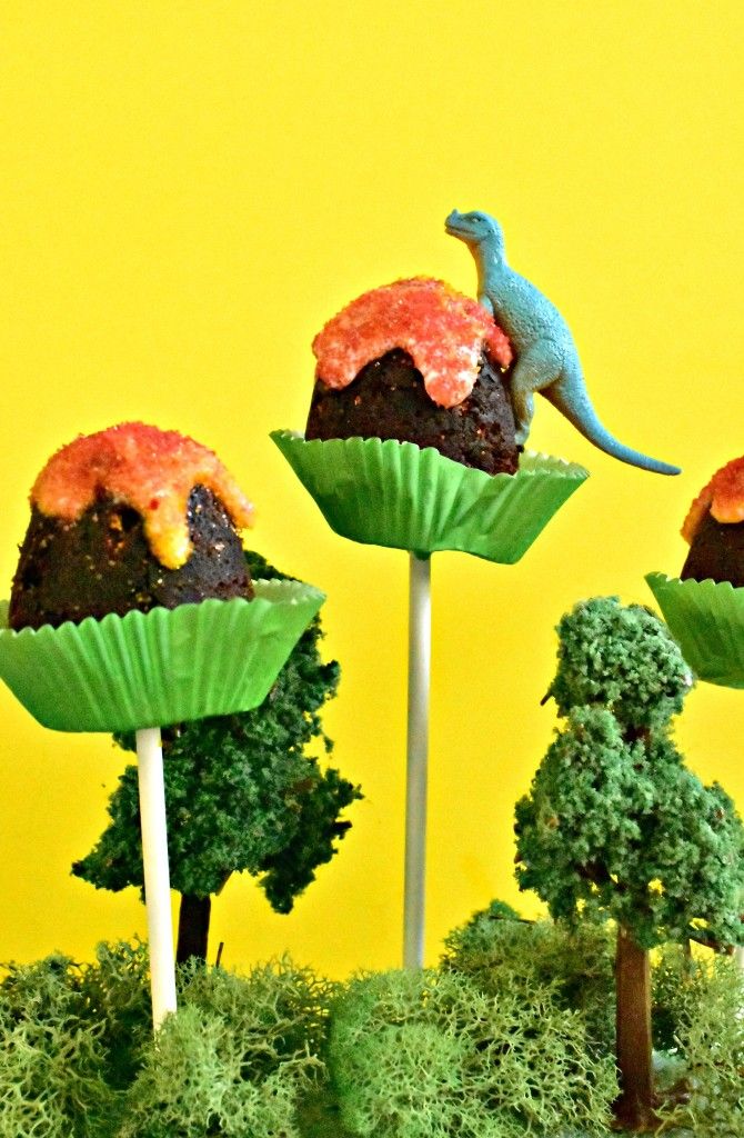 Volcano Brownie Bites